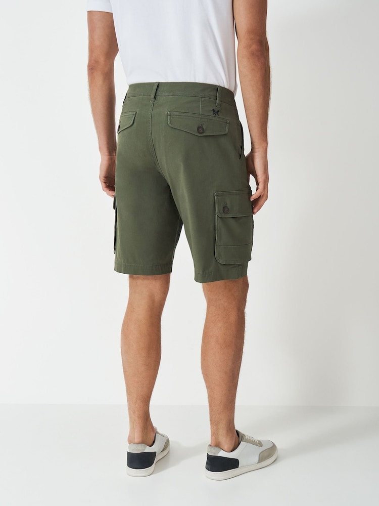 Crew Clothing Company Formby Stretch Cargo Shorts - Изображение 2 из 5