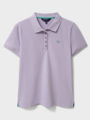 Пурпурный - Классическая рубашка поло из % хлопка Crew Clothing 100 - Изображение 5 из 5