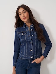 Crew Clothing Blue Denim Western Jacket - Image 1 of 5