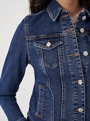Crew Clothing Blue Denim Western Jacket - Image 4 of 5