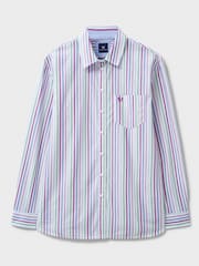 Crew Clothing Company Pink Relaxed Poplin 100% Cotton Shirt - Image 5 of 5