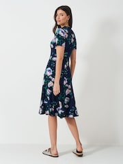 Crew Clothing Company Blue Bea Jersey Dress - Image 2 of 5