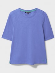 Crew Clothing Half Sleeve Slub 100% Cotton T-Shirt - صورة 5 من 5