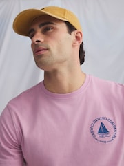 Camiseta bordada para barco Crew Clothing 100% algodão - Imagem 4 de 8