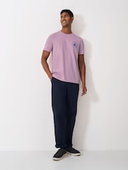 Camiseta bordada para barco Crew Clothing 100% algodão - Imagem 6 de 8