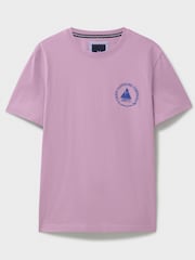 Camiseta bordada para barco Crew Clothing 100% algodão - Imagem 8 de 8