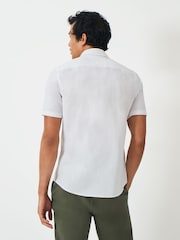 Льняная рубашка с коротким рукавом Crew Clothing Company - Изображение 2 из 5