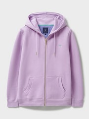 Crew Clothing Company Pink Heritage Zip Through Hoodie - Image 5 of 5