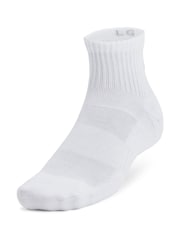 Under Armour White Off Unisex UA TC 3pk Qtr - Image 3 of 3