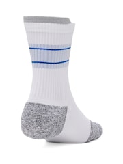 Under Armour Off White UA AD Run Cushion 3pk Crew - Image 2 of 3