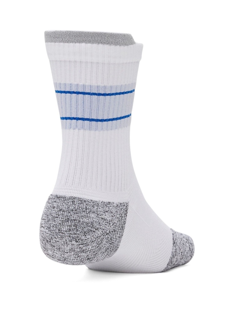 Under Armour Off White UA AD Run Cushion 3pk Crew - Image 2 of 3