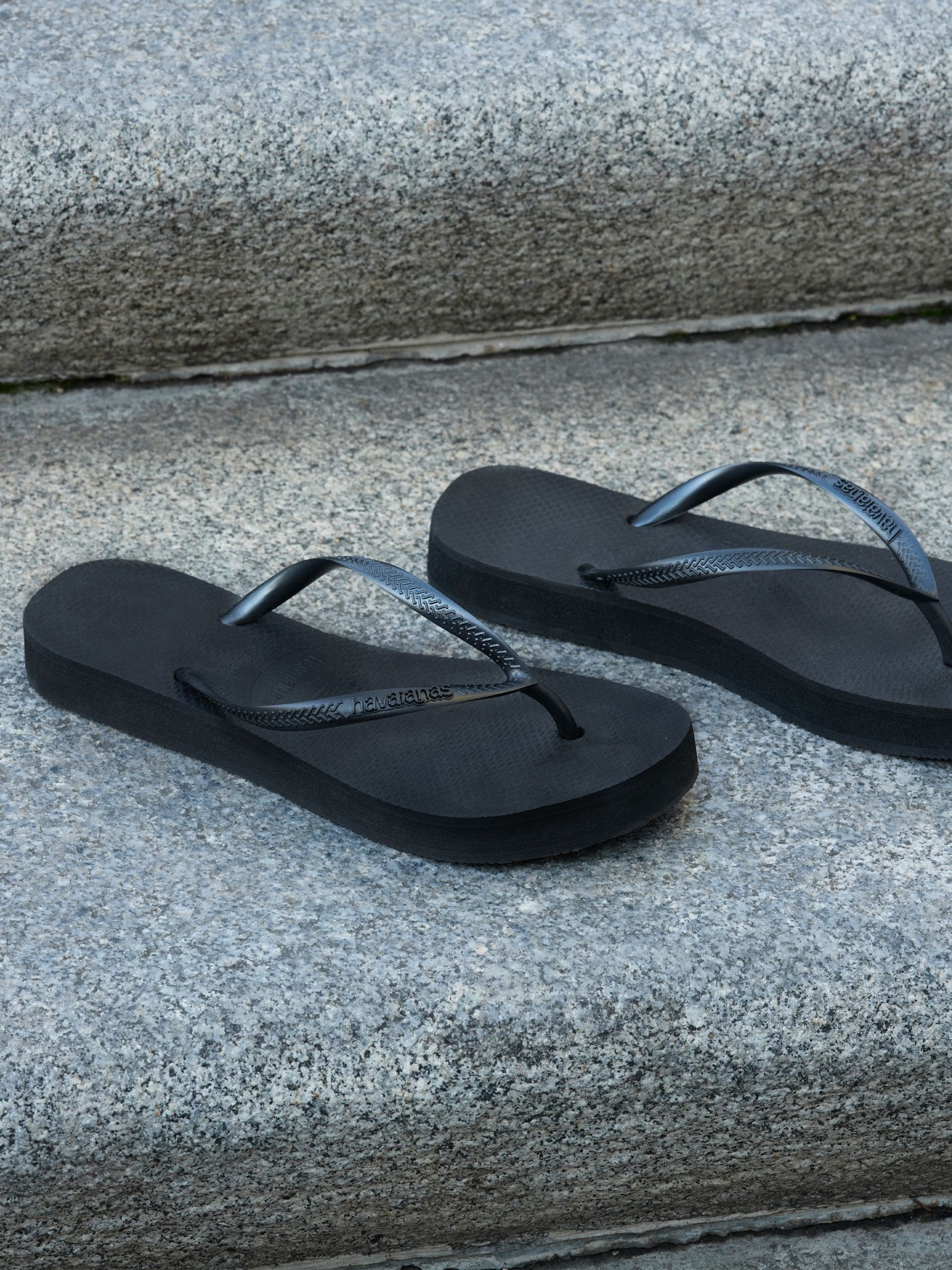 Buy Havaianas Black Slim Flatform Sandals from Next Canada