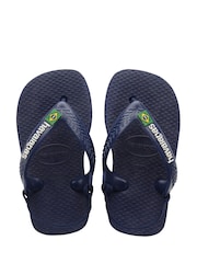 Havaianas Baby Blue Brasil Logo Sandals - Imagen 1 de 7