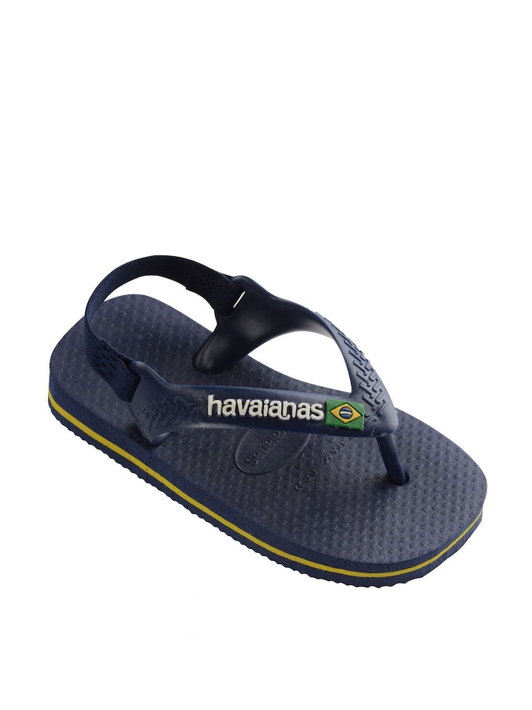 Havaianas Baby Blue Brasil Logo Sandals - Imagen 2 de 7