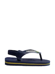 Havaianas Baby Blue Brasil Logo Sandals - Imagen 3 de 7