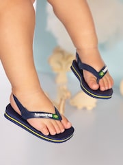 Havaianas Baby Blue Brasil Logo Sandals - Imagen 6 de 7