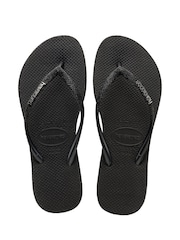 Havaianas Slim Sparkle Black Sandals - Image 1 of 6