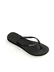 Havaianas Slim Sparkle Black Sandals - Image 2 of 6