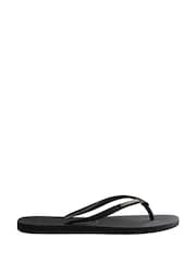Havaianas Slim Sparkle Black Sandals - Image 3 of 6