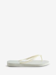 Havaianas Slim Mini Me White Sandals - Image 1 of 1