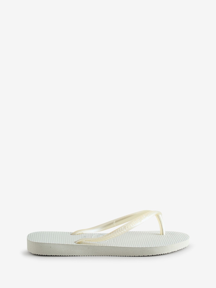 Havaianas Slim Mini Me White Sandals - Image 1 of 1