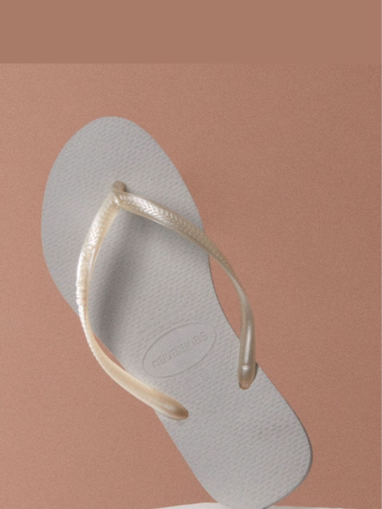 Havaianas Slim Mini Me White Sandals - Image 2 of 8