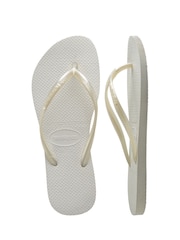 Havaianas Slim Mini Me White Sandals - Image 6 of 8