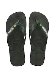 Havaianas Green Brasil Logo Sandals - Image 1 of 7