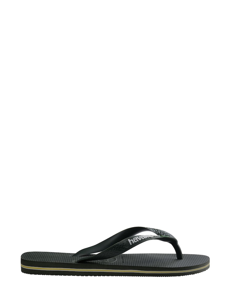 Havaianas Green Brasil Logo Sandals - Image 3 of 7