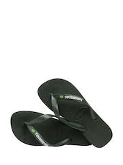 Havaianas Green Brasil Logo Sandals - Image 4 of 7