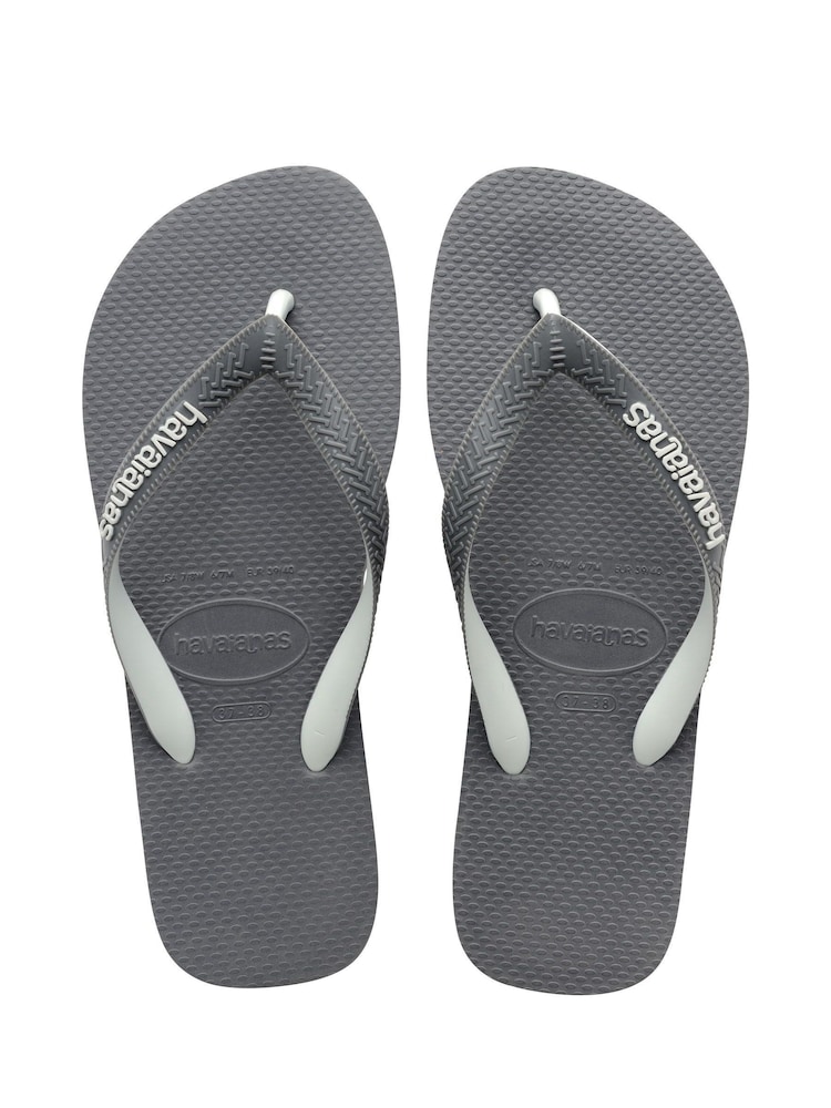 Havaianas Mens Grey Top Mix Sandals - Image 1 of 6