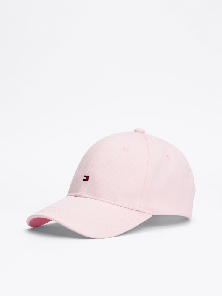 Tommy Hilfiger Pink Small Flag 100%  Cotton Cap - Image 1 of 7