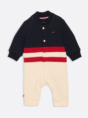 Tommy Hilfiger Black Colourblock All-In-One - Image 1 of 3