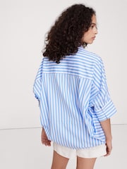 Gestreift, Blau - Übergroßes Popover-Top von Banana Republic - Bild 2 von 7