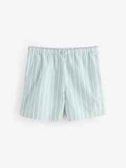 Banana Republic Green Easy Poplin Linen Shorts - Image 2 of 4