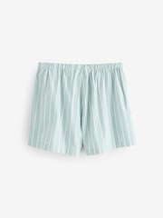 Banana Republic Green Easy Poplin Linen Shorts - Image 3 of 4