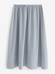 Raya azul - Falda larga de popelina de Banana Republic - Imagen 3 de 6