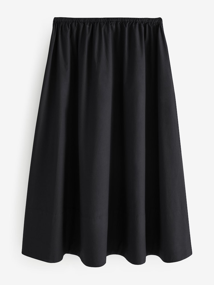 Zwart - Banana Republic Poplin Maxi Skirt - Image 5 of 8