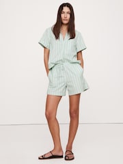 Banana Republic Green The Oversized Popover Top - Image 2 of 2