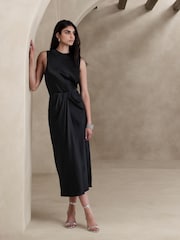 Banana Republic Black Signature Silk Tank Top - Image 1 of 2