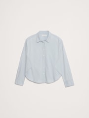 Banana Republic Oversize-Chambray-Hemd mit seitlichem Schlitz - Bild 4 von 4