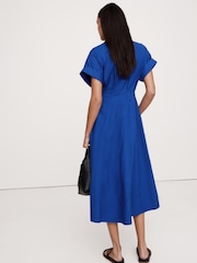 Banana Republic Blue Poplin Shirt Dress - Image 2 of 4