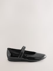 Clarks Black Patent Standard Fit (F) Dance Wish Mary-Jane Shoes - Image 1 of 6