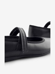 Clarks Black Leather Wide Fit (G) Dance Wish Mary-Jane Shoes - Image 4 of 6