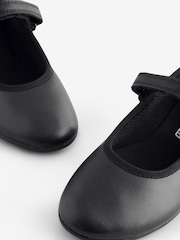 Clarks Black Leather Wide Fit (G) Dance Wish Mary-Jane Shoes - Image 5 of 6