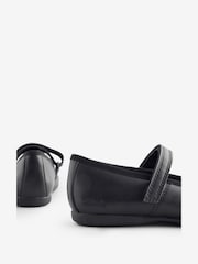 Clarks Black Leather Wide Fit (G) Dance Wish Mary-Jane Shoes - Image 6 of 6