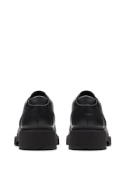 Clarks Black Leather Wide Fit (G) Older Girls Eris Pure Brogues - Image 5 of 6