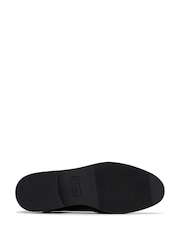 Schwarzes Leder - Clarks Older Girls Tapa Pure Leather Brogues - Bild 6 von 6