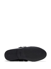 Clarks Black Leather Standard Fit (F) Finja Bar Mary Jane Shoes - Image 6 of 6