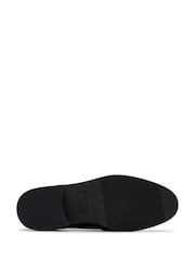 Schwarzes Leder - Clarks Older Girls Tappa Edge Loafers - Bild 6 von 6